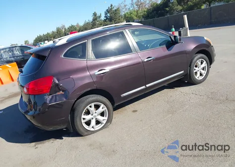 2011 Nissan Rogue Sv from USA, damaged, VIN JN8AS5MTXBW188210